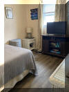 210 EAST RAMBLER ROAD #203 - WILDWOOD CREST SUMMER VACATION RENTALS at WILDWOODRENTS.COM managed by ISLAND REALTY GROUP - Welcome to your beachside retreat in Wildwood Crest! This charming property is perfect for a group of up to 6 guests, offering 2 cozy bedrooms and 1 full bathroom. As you step inside, you'll find a well-equipped kitchen featuring modern appliances such as a dishwasher, microwave, coffee maker, and toaster. The open living area includes a comfortable sofa bed and a TV for your entertainment needs. Central AC and ceiling fans ensure a pleasant indoor climate throughout your stay. Both bedrooms are furnished with queen beds, and there is a queen sleep sofa, guaranteeing a restful night's sleep after a day of beachside fun. The property also provides linens, pillows, and blankets for your convenience. Step outside onto the deck or balcony to enjoy the fresh sea breeze, or fire up the shared gas BBQ for a delightful outdoor meal. Beach chairs are provided for your beach days, and an outside shower is available for rinsing off sandy toes. Convenient amenities like a washer, dryer, and high-speed internet are included for your comfort. Parking is available for one vehicle, and utilities are covered in the rental rate. Located in the heart of Wildwood Crest, this property offers easy access to the beach and local attractions. Whether you're looking to relax on the sand or explore the nearby shops and restaurants, this rental is the perfect home base for your coastal getaway. Don't miss out on this fantastic opportunity to experience the best of Wildwood Crest. Book your stay today and create unforgettable memories at this beachside oasis! *Homeowner has cats that have been present in the home* Wildwood Crest Rentals, North Wildwood Rentals, Wildwood Rentals and Diamond Beach Rentals in all price ranges for weekly, monthly, seasonal and weekend vacation rentals plus Wildwood real estate sales of homes, condos, vacation and investment properties in and around Wildwood New Jersey. We offer over 400 properties plus exclusive vacation homes so you can book the shore rental of your choice online and guarantee your vacation at the Shore. Rent with confidence at Island Realty Group! Visit www.wildwoodrents.com to book online or call our office at 609.522.4999. Our office at 1701 New Jersey Avenue in North Wildwood is open 7 days a week!