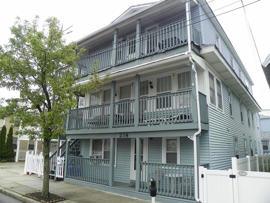 238 EAST MONTGOMERY AVENUE - UNIT 2 - WILDWOOD SEASONAL SUMMER VACATION RENTALS - Two bedroom, one bath apartment on the first floor. Home has a kitchen with fridge, range, microwave, toaster, coffeemaker. Sleeps 4; 2 full beds. Amenities include window a/c, wifi, parking permit for one vehicle, shared washer/dryer, gas bbq in common area and outside shower. Wildwood Rentals, North Wildwood Rentals, Wildwood Crest Rentals and Diamond Beach Rentals in all price ranges for weekly, monthly, seasonal and weekend vacation rentals plus Wildwood real estate sales of homes, condos, vacation and investment properties in and around Wildwood New Jersey. We offer over 400 properties plus exclusive vacation homes so you can book the shore rental of your choice online and guarantee your vacation at the Shore. Rent with confidence at Island Realty Group!