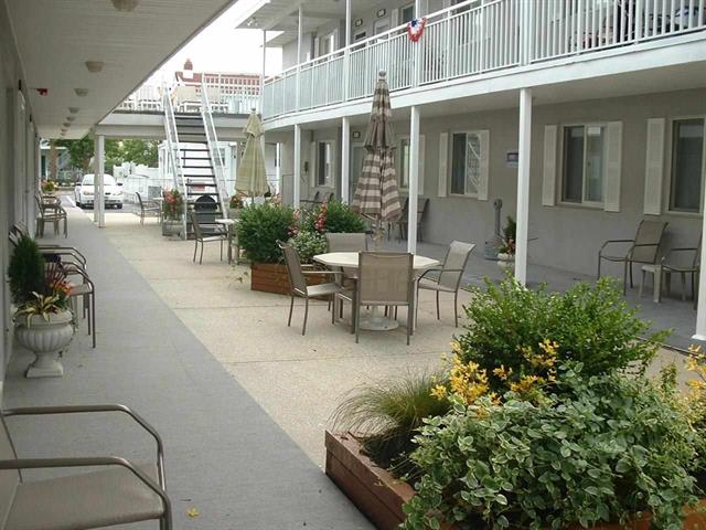 310 EAST HAND AVENUE - OCEAN BREEZE #17 -  One bedroom, one bath condo at Ocean Breeze in Wildwood. Condo has range, fridge, microwave, toaster, coffeemaker. Sleeps 6; 2 full, and queen sleep sofa. Amenities include central a/c, wifi, common area washer/dryer, balcony, outside shower, and one car off street parking.