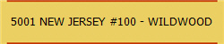 5001 NEW JERSEY #100 - WILDWOOD